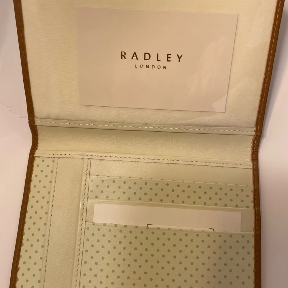 New Radley London Leather Passport Cover - DOG LOVERS